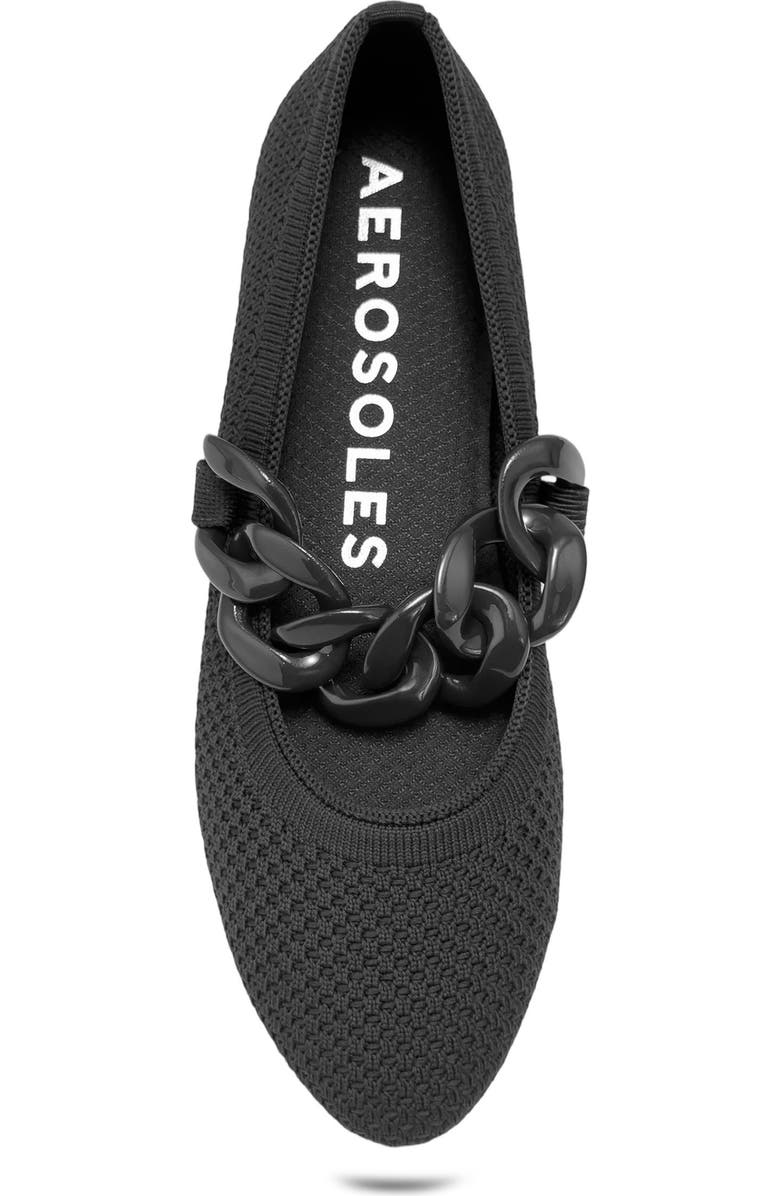 Aerosoles Alanisette Knit Flat, Alternate, color, Black