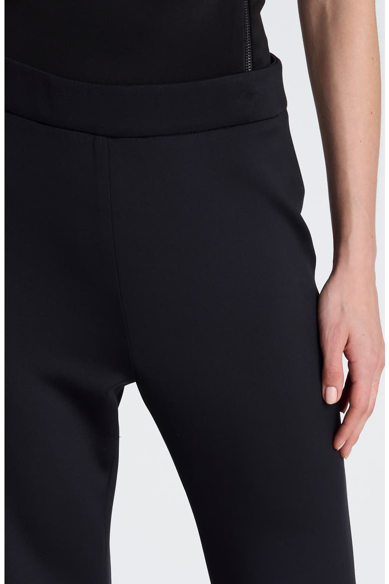 High Waist Flare Pants, Alternate, color, BLACK