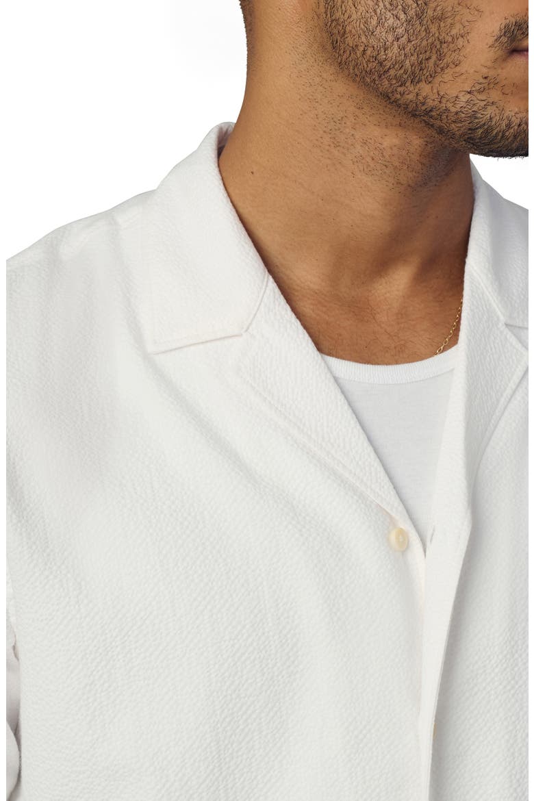 Seersucker Camp Shirt, Alternate, color, OPTIC WHITE