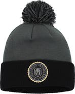 adidas Women's adidas Gray Vegas Golden Knights Laurel Cuffed Knit Hat with Pom