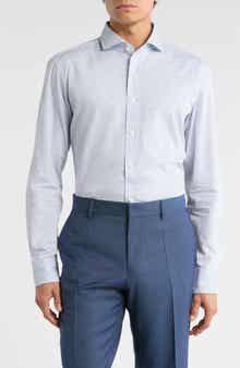 BOSS Hank Kent Slim Fit Cotton Dress Shirt