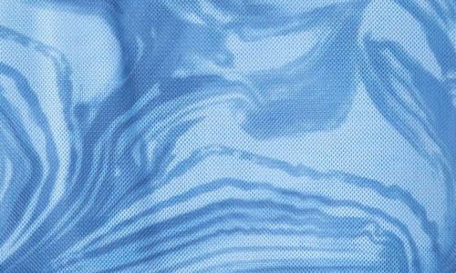 Shop Zella Girl Kids' Print Mesh Cover-up Tank Dress In Blue Azure Rhythmic Swirl