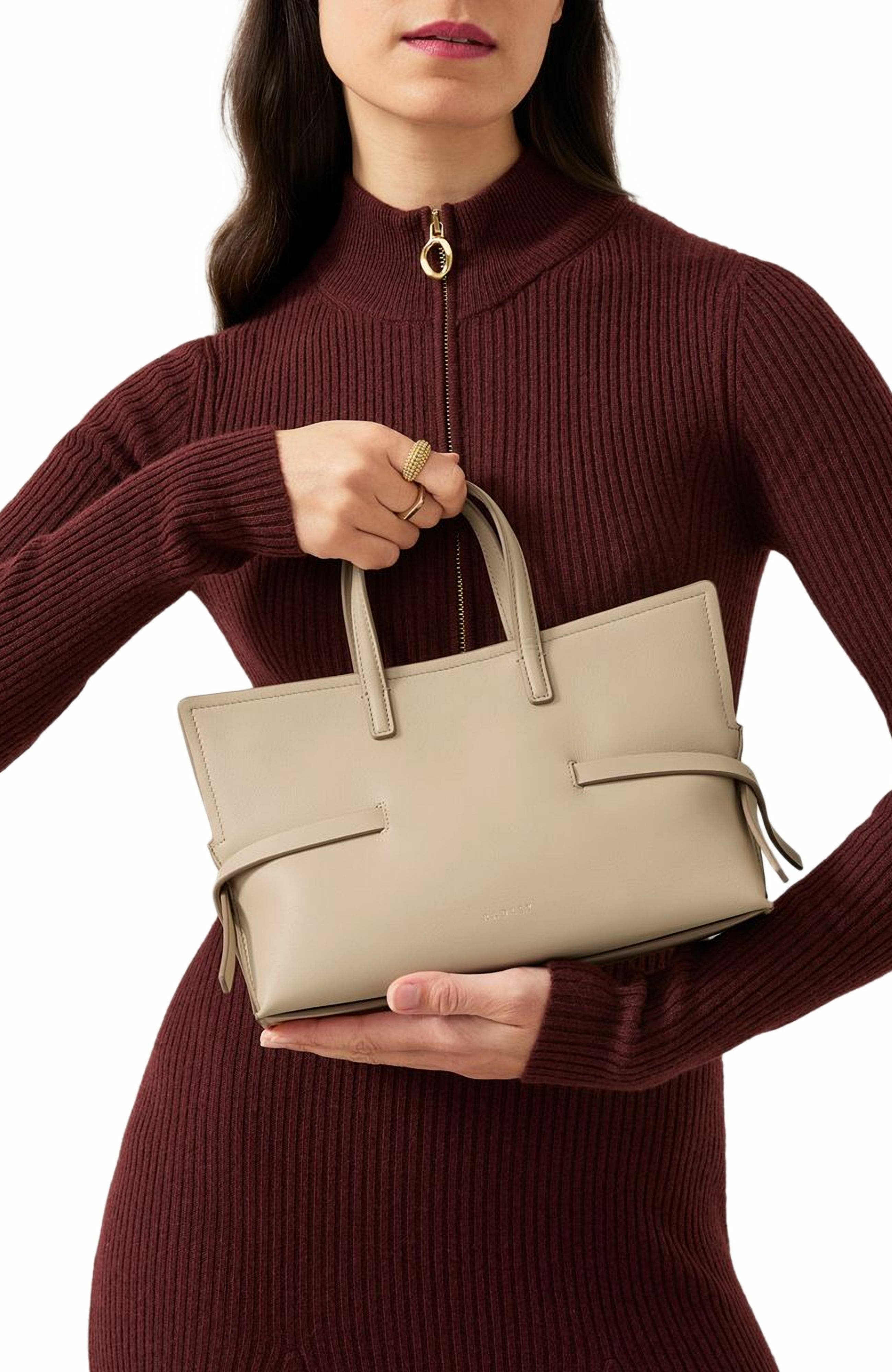 Radley Fleet Street Small Open Top Crossbody Bag, Alternate, color, Stone