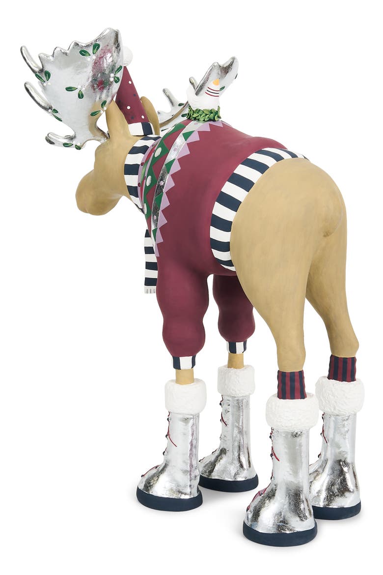 Patience Brewster Mooseltoe Decorative Object, Alternate, color, RED