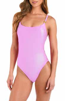 L'AGENCE Remi Shimmer One-Piece Swimsuit