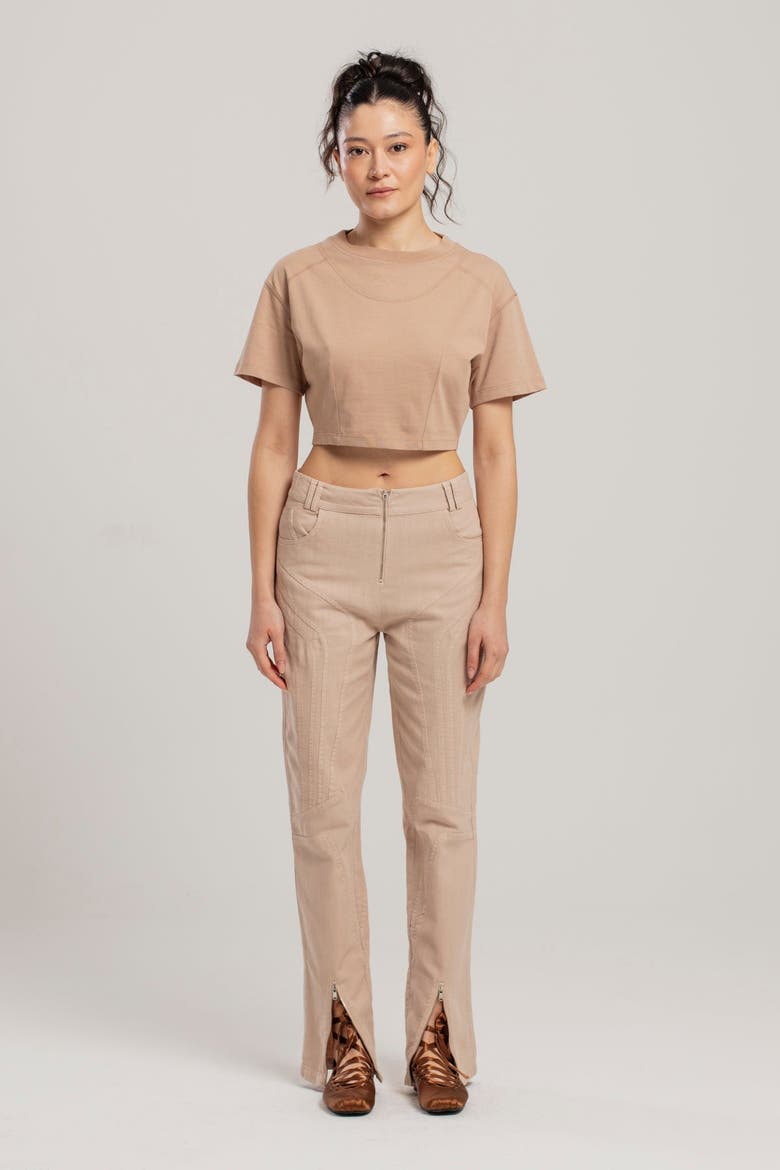 Linen Blend Free Heaven Boomerang Linen Pant, Alternate, color, Beige