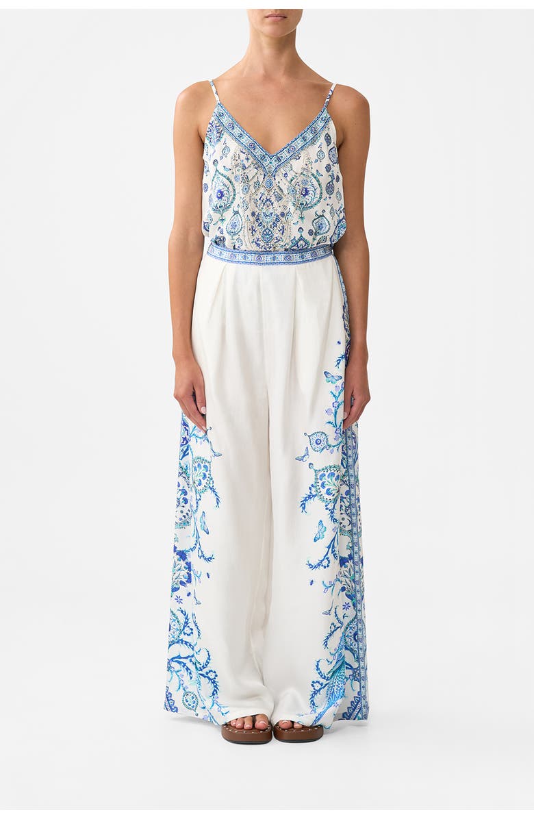 Camilla Tuck Front Pant Isnik Lullaby, Main, color, Isnik Lullaby