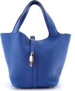 Pre-Owned Hermes Picotin Lock Bag Clemence MM