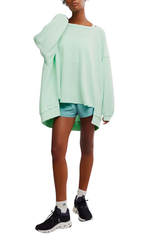 Free People Fp Movement One To Beat Oversize Pullover In Green