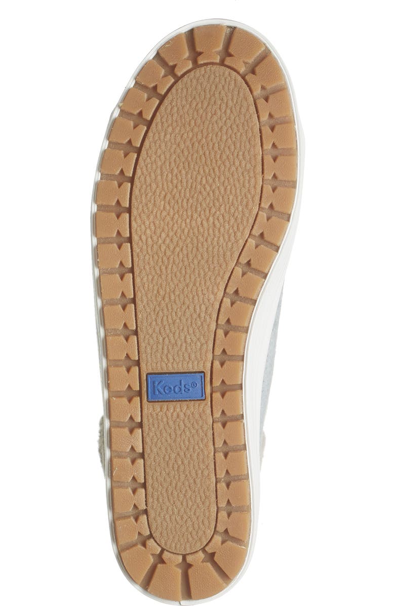 Keds<sup>®</sup> KEDS Kickstart Hi TRX Faux Fur Trimmed Sneaker, Alternate, color,