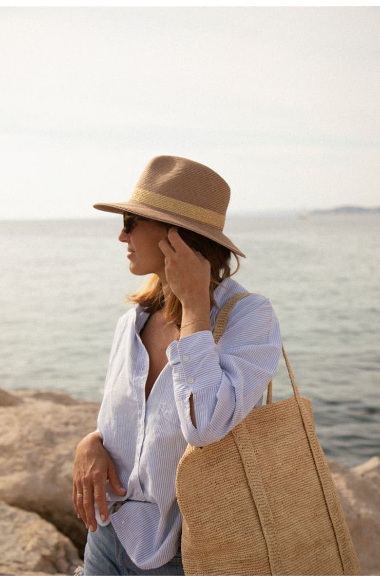 Lastelier PORTOFINO Hat Gold M, Alternate, color, Gold