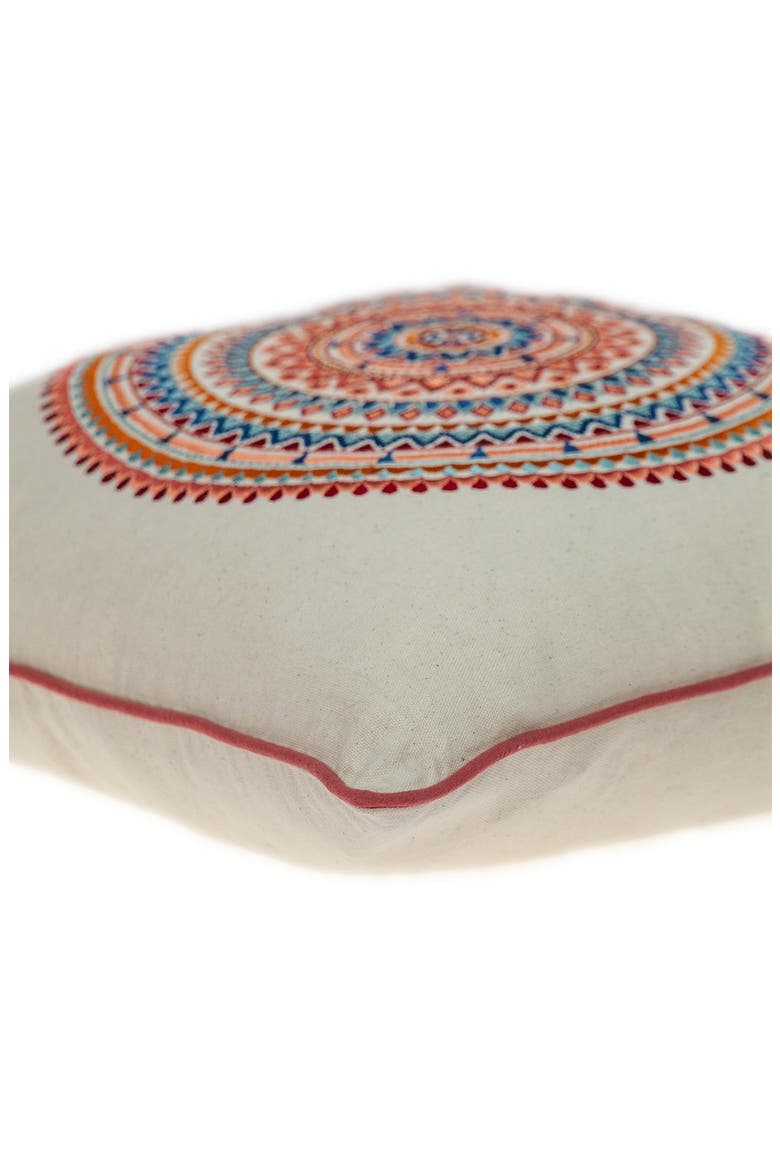 Glibo Embroidered Throw Pillow, Alternate, color, BEIGE