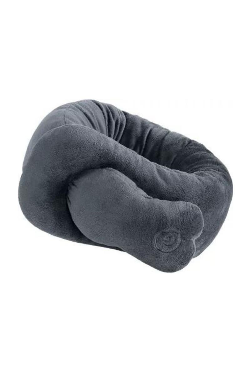 Portable Neck & Shoulder Adjustable Massaging Wrap Gray, Main, color, Grey