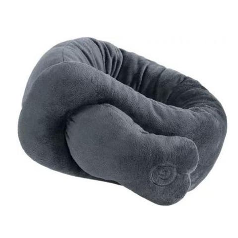Portable Neck & Shoulder Adjustable Massaging Wrap Gray