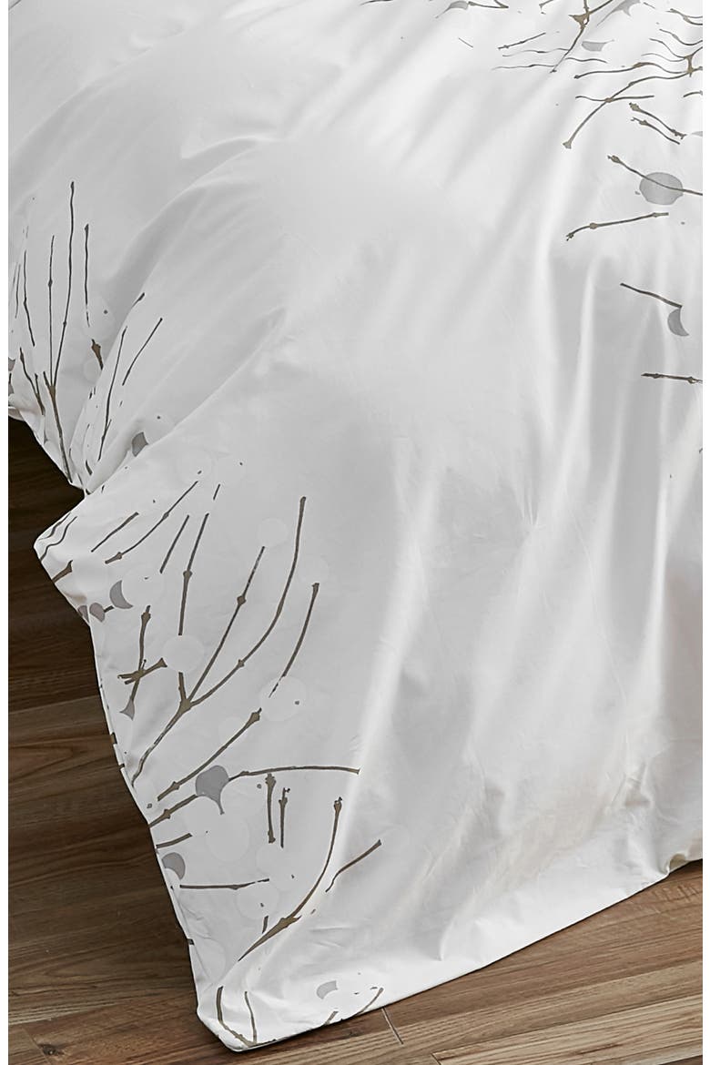 Lumimarja Silver Duvet Cover & Sham Set, Alternate, color, MEDIUM GREY