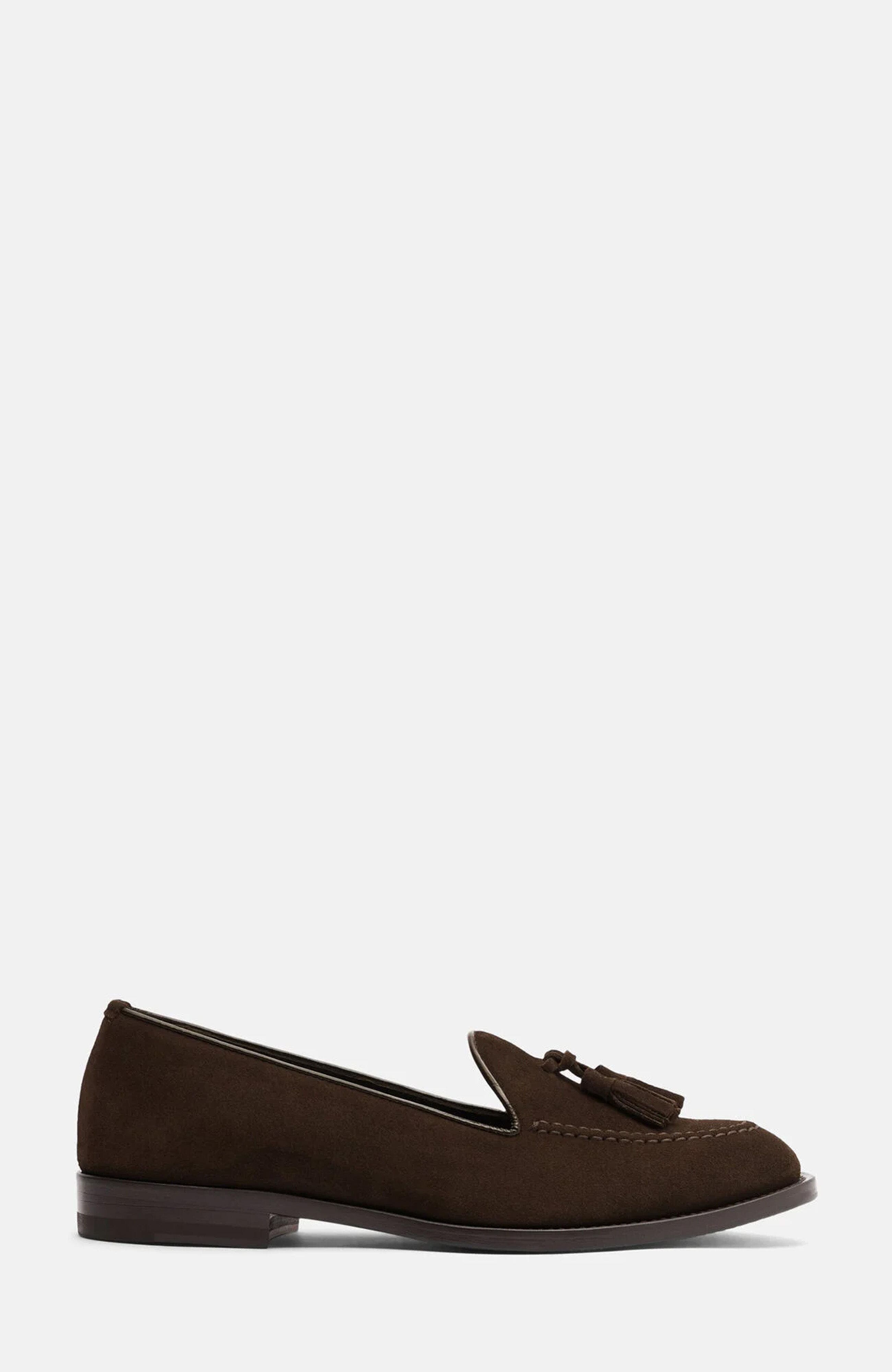 Sienna Loafers, Alternate, color, Brown - Suede