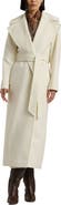 Lauren Ralph Lauren Belted Wool Blend Wrap Coat