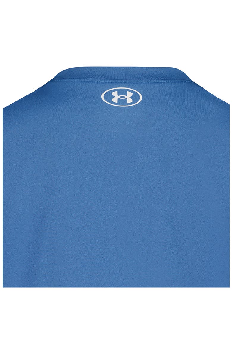 Kids' UA Tech™ Logo Graphic Performance T-Shirt, Alternate, color, AEGEAN BLUE