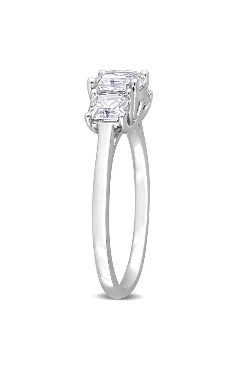 Julianna B. 1-5/8CT DEW Moissanite 3-Stone Ring, Alternate, color, Sterling Silver