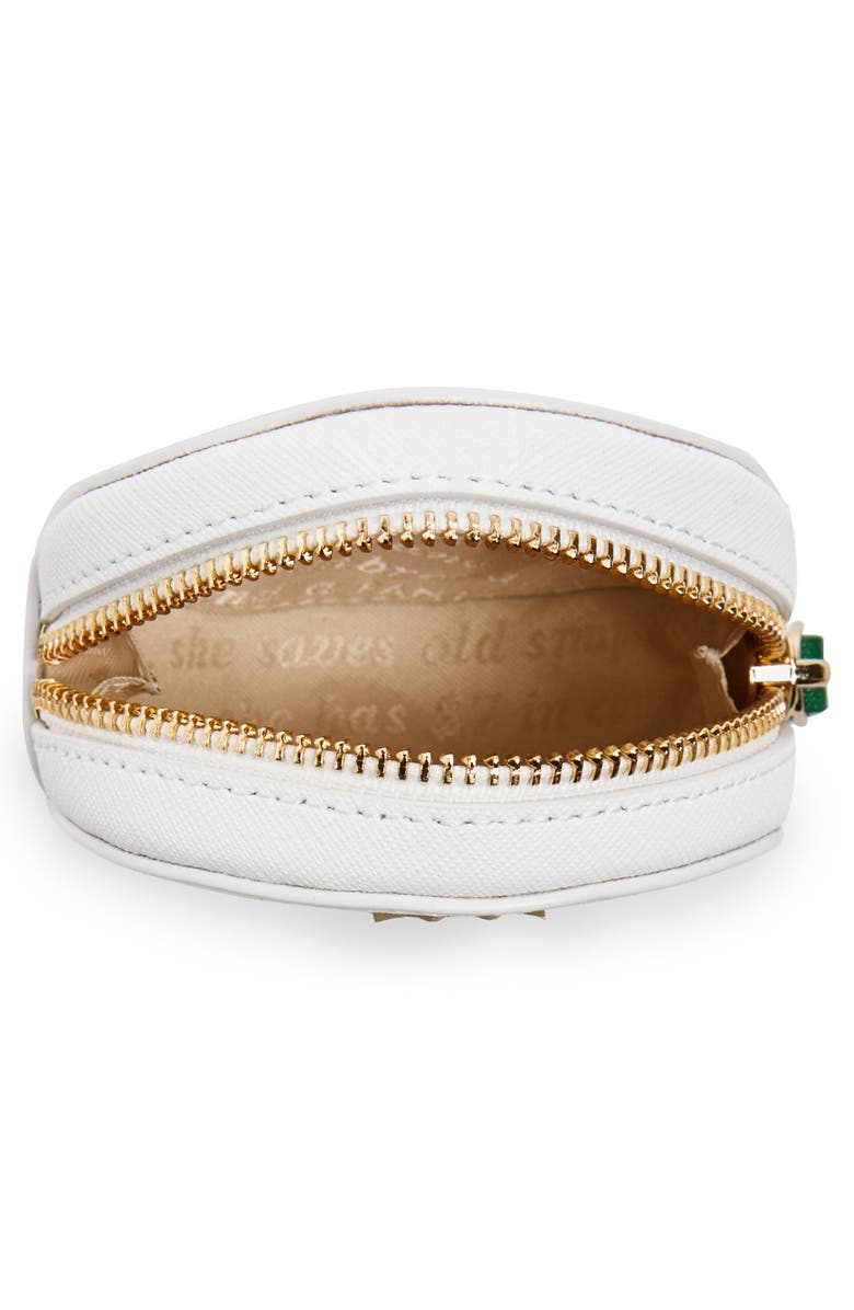 Kate Spade New York 'wedding belles frog' leather coin purse, Alternate, color, 