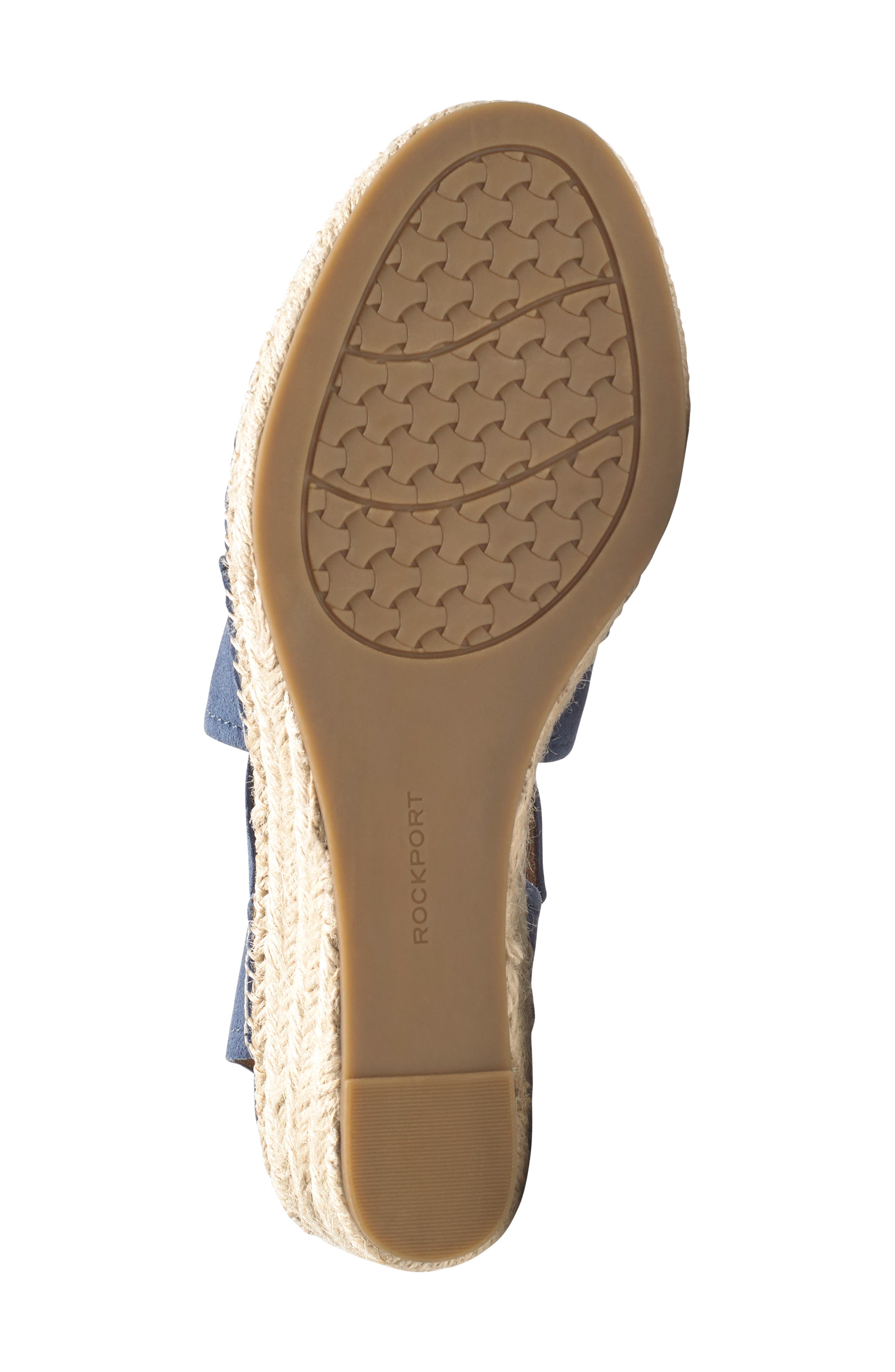 Kairi Wedge Sandal, Alternate, color, BLUE SUEDE