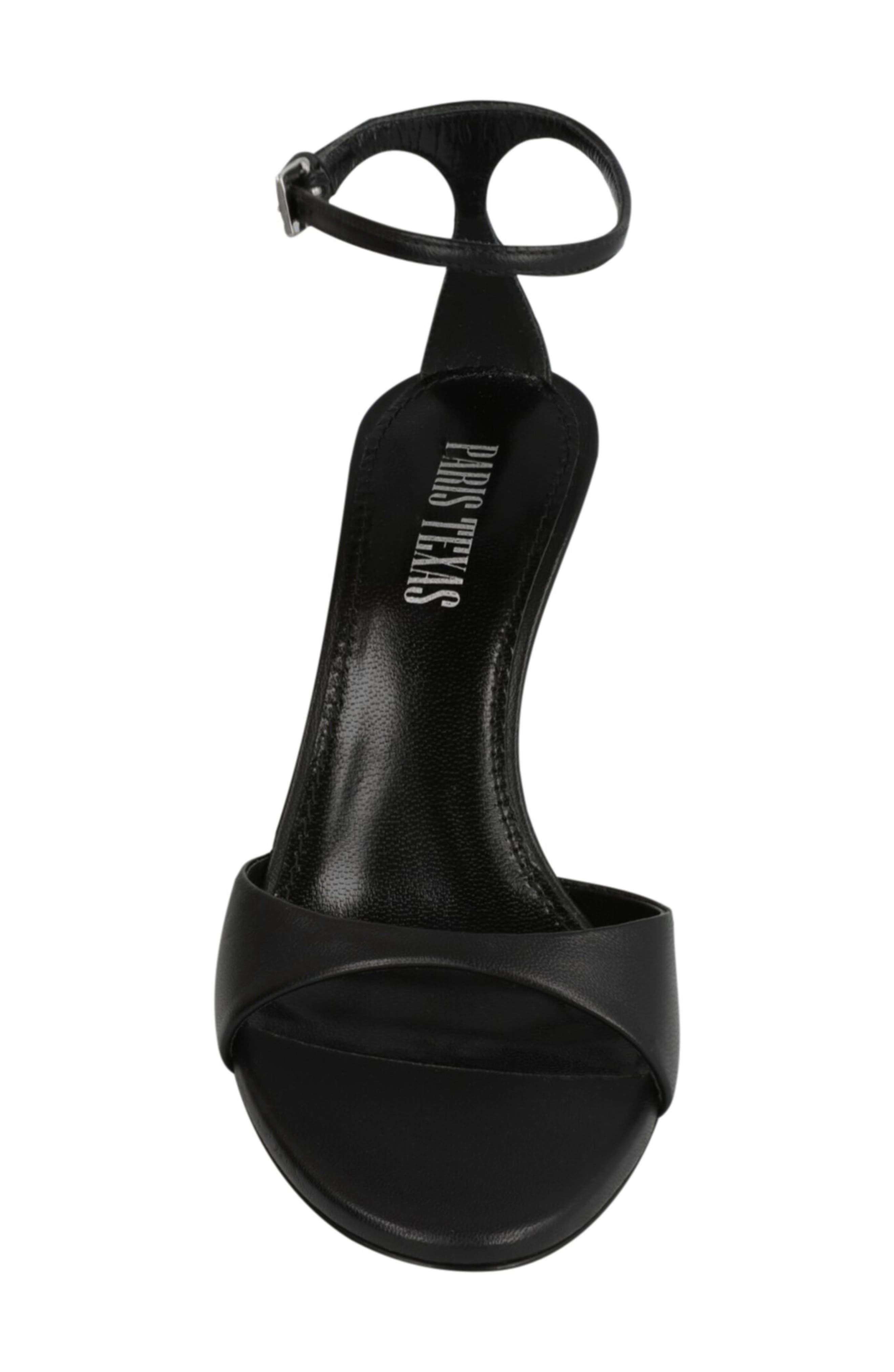 Paris Texas Lidia Ankle Strap Sandal, Alternate, color, Black