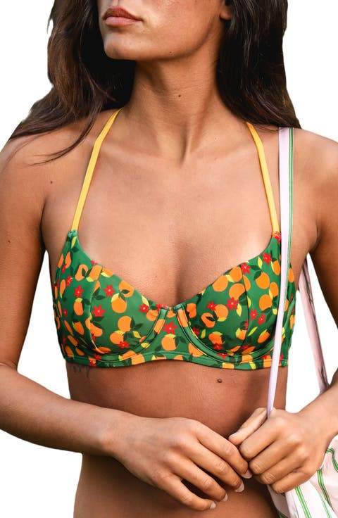 Floral Underwire Bikini Top