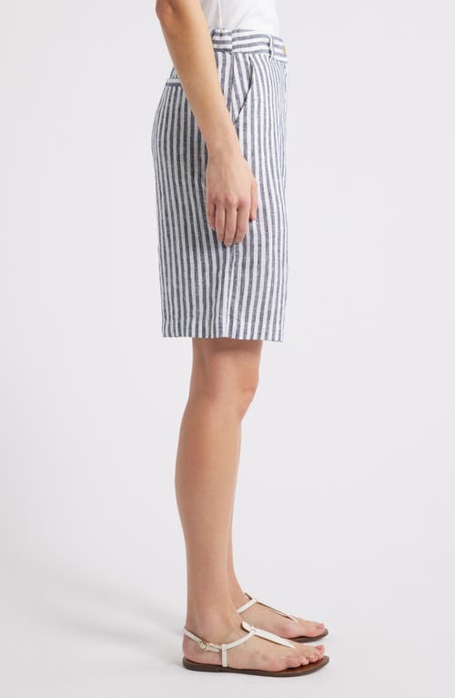 CASLONR CASLON(R) EASY WAIST LINEN BERMUDA SHORTS