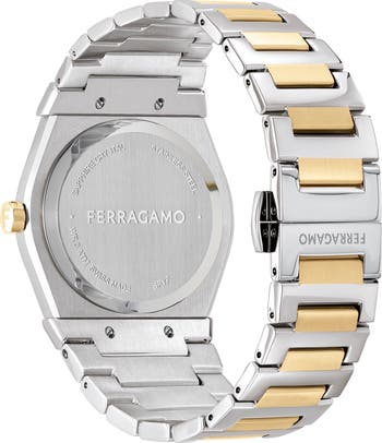 FERRAGAMO Vega Holiday Capsule Diamond Bracelet Watch, 40mm