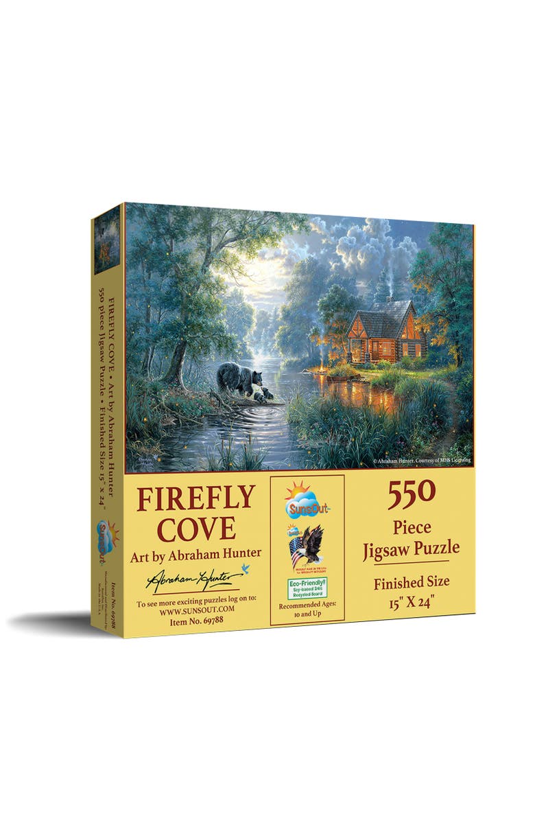 Sunsout Firefly Cove 550 piece Jigsaw Puzzle for Adults, Main, color, Multicolor