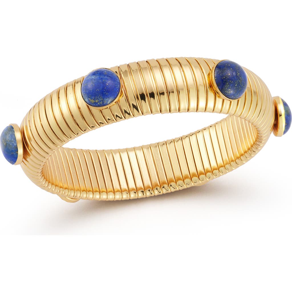 Chloe & Madison Chloe And Madison Tubogas Bracelet In Gold