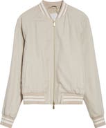 Eleventy Columbio Silk & Cashmere Bomber Jacket