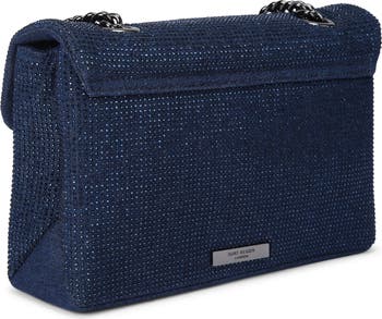 Kurt Geiger London Kensington Embellished Denim Crossbody