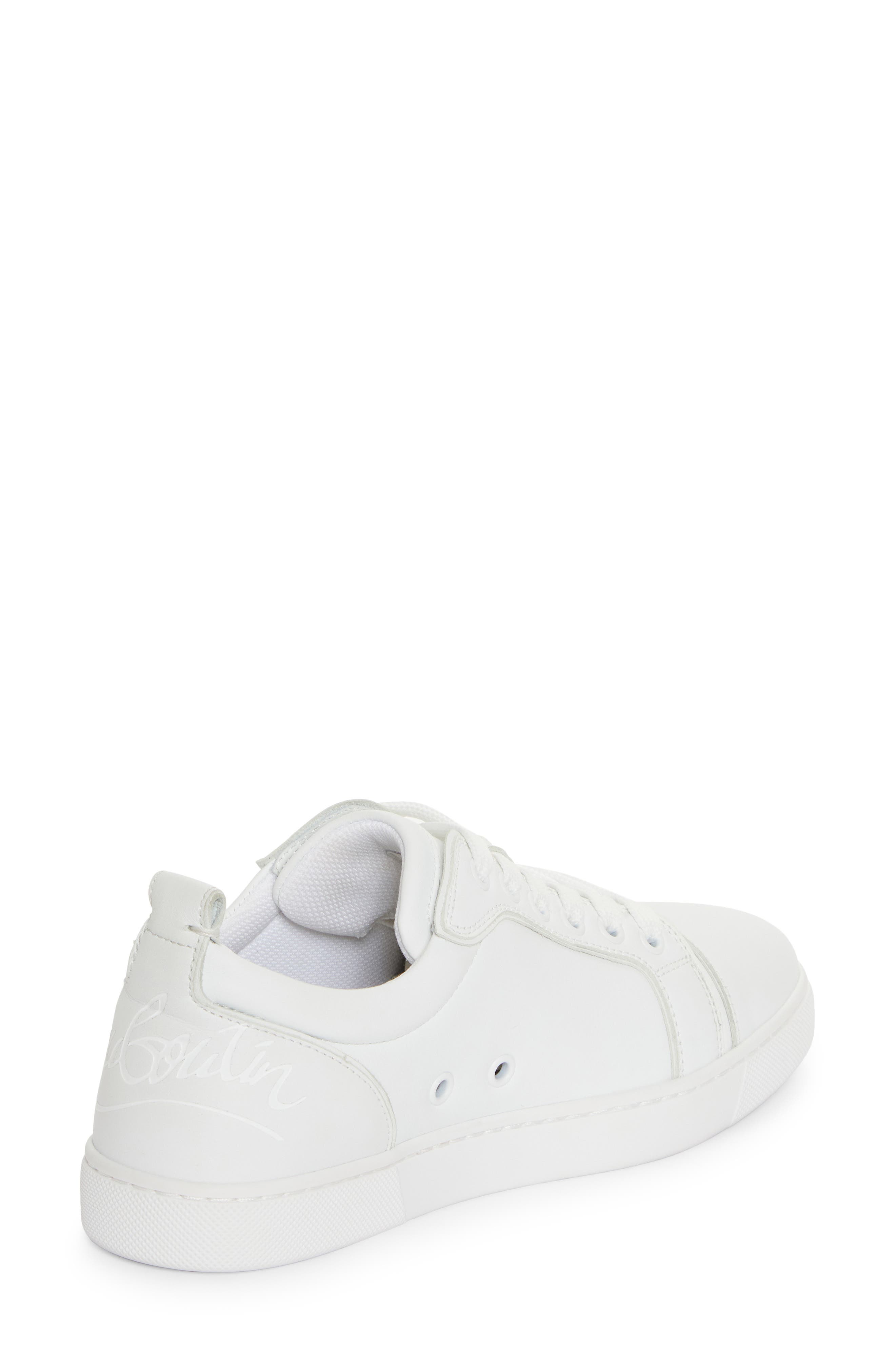 Christian Louboutin Fun Louise Junior Low Top Sneaker, Alternate, color, White