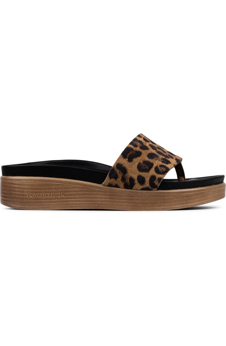 Donald Pliner Leopard Print Slide Sandal, Alternate, color, Leopard