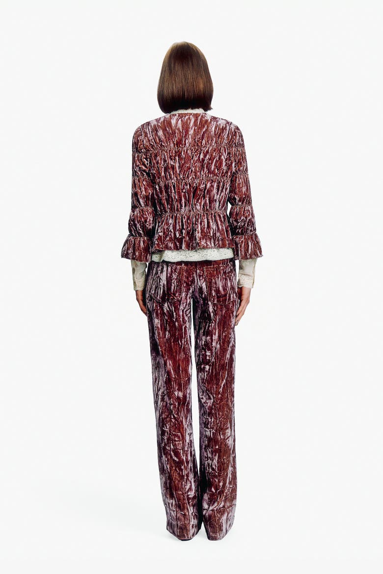 Crushed Velvet Victorian, Alternate, color, Mauve