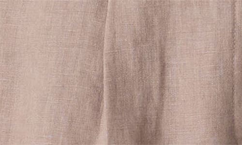 Shop Eileen Fisher Organic Linen Shorts In Cocoa