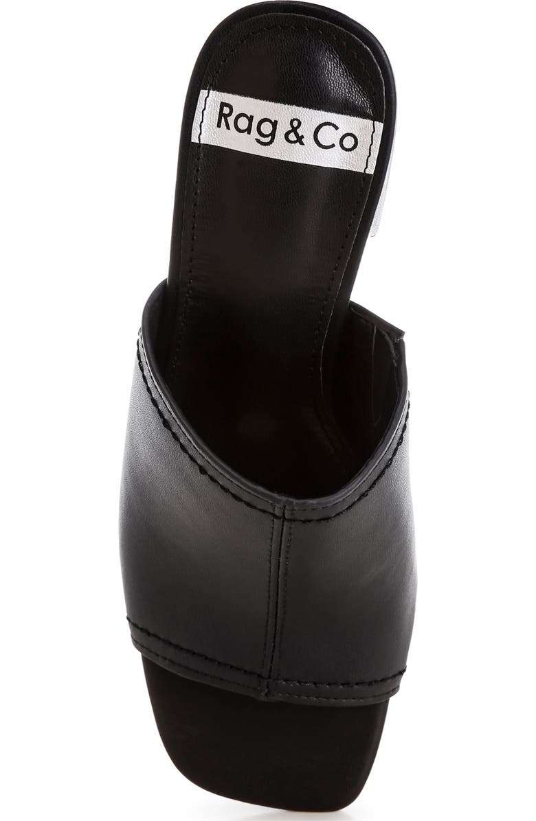 Rag & Co Wuling Slide Sandal, Alternate, color, Black