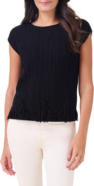 NIC+ZOE Openwork Sweater Top