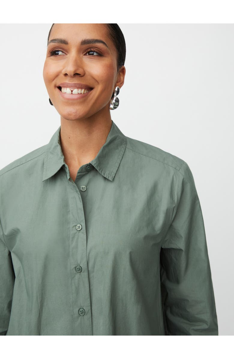 Masai Copenhagen MaIngebeth Long Sleeve Oversize Shirt, Alternate, color, Duck Green