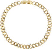 BY ADINA EDEN CZ Pave Cuban Bracelet