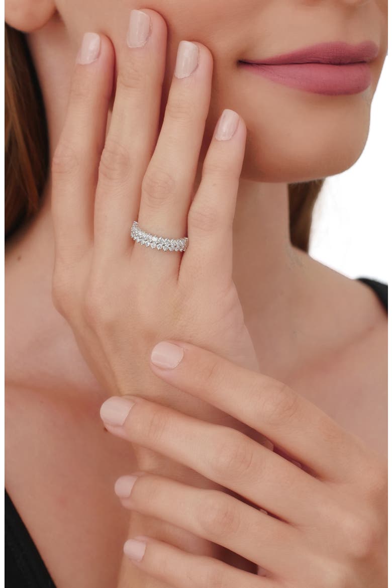Rita Diamond Statement Ring (Nordstrom Exclusive), Alternate, color, WHITE GOLD/ DIAMOND