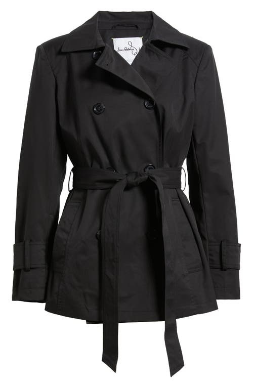 Sam Edelman Belted Trench Coat In Black