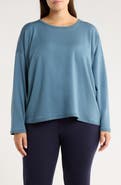 Eileen Fisher Crewneck Boxy Crop T-Shirt