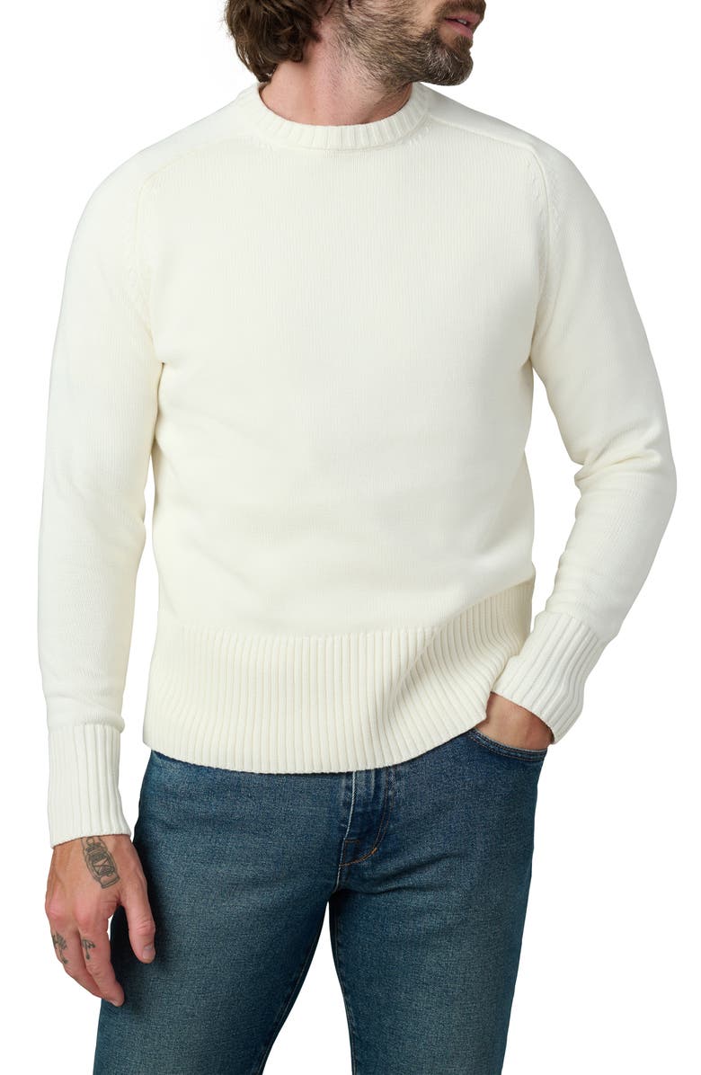Joe's Lloyd Cotton Sweater, Main, color, Natural