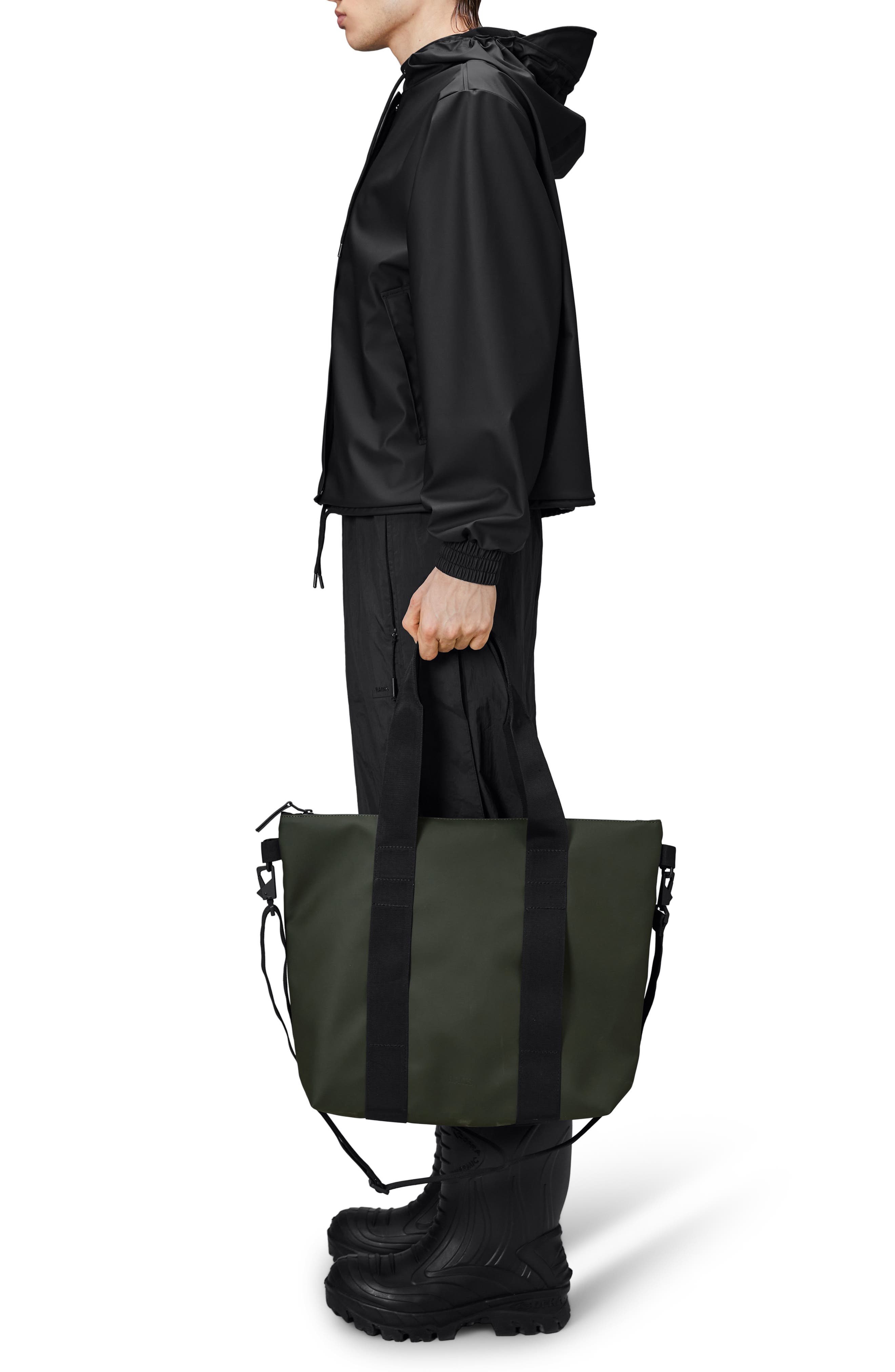 Waterproof Mini Tote Bag, Alternate, color, GREEN