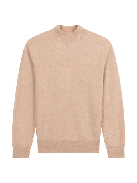 Timeless Cashmere Mock Neck Sweater