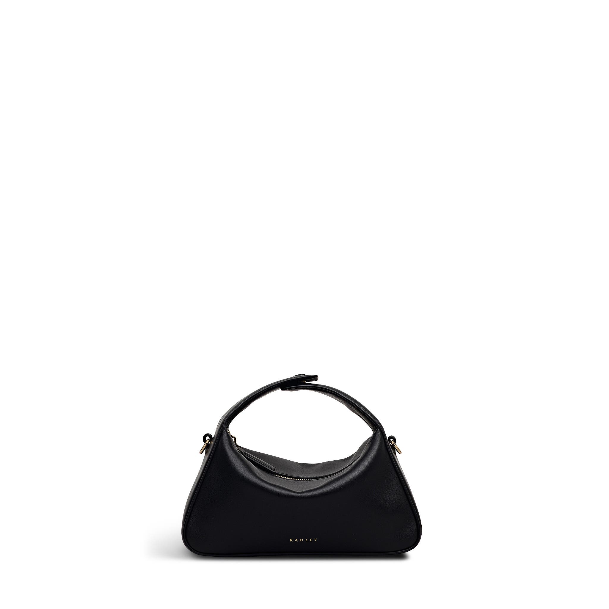 Radley De Beauvoir Small Ziptop Satchel Bag, Alternate, color, Black