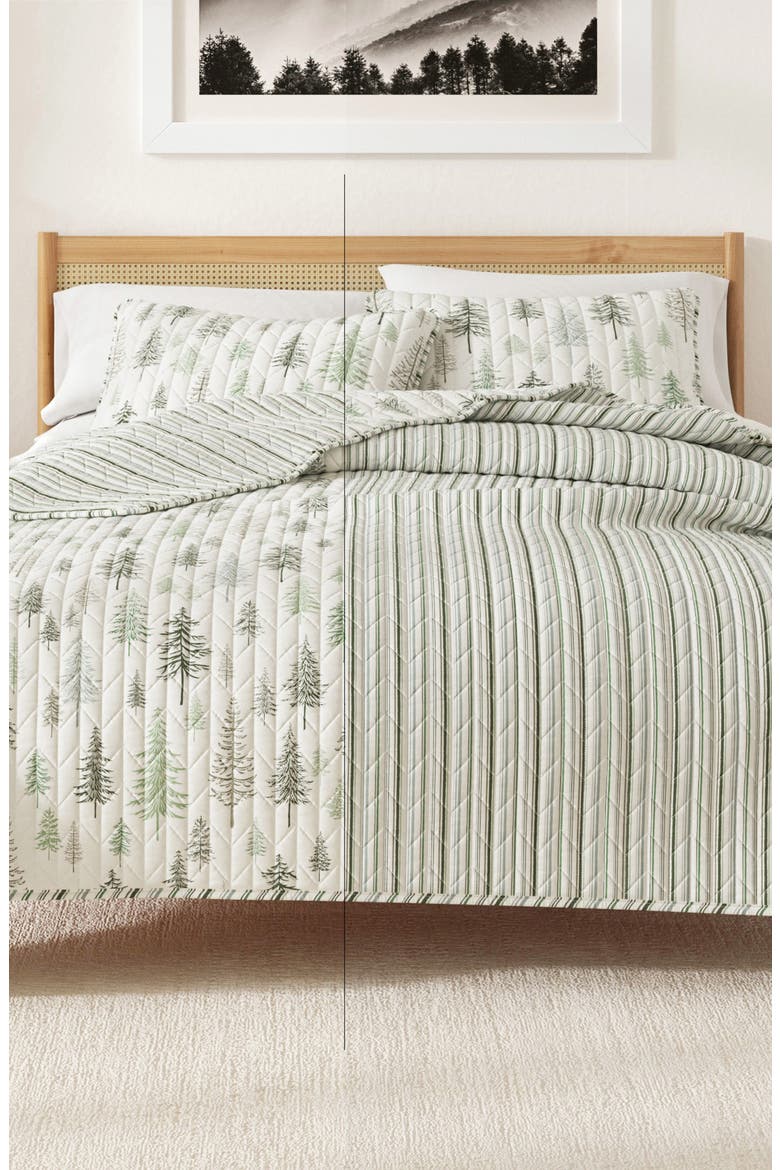 Forest Tree Quilt Set, Alternate, color, LODGE TREES