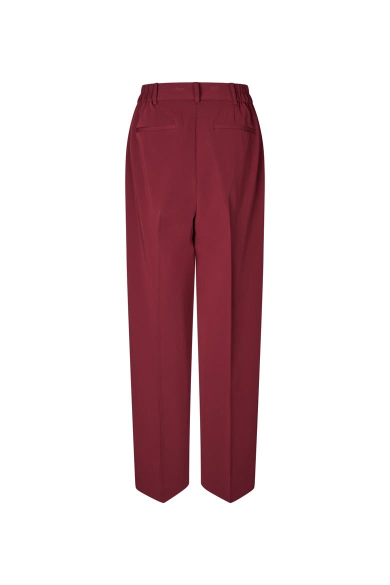 Mapryscian High Waisted Wide Leg Pants, Alternate, color, Tawny Port
